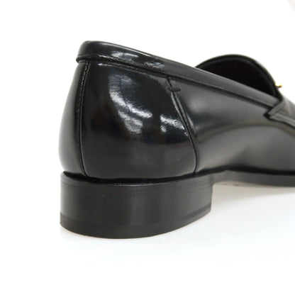 【中古】ラルディーニ LARDINI × LIDFORT ローファー ブラック【サイズ6】【 状態ランクB 】【 メンズ 】