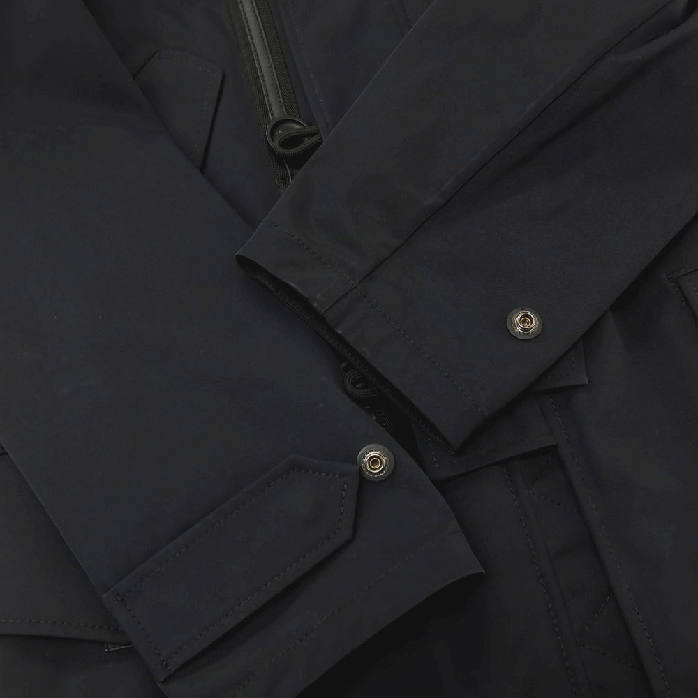 【中古】コーチ COACH ポリエステル モッズコート ブラック【サイズM】【 状態ランクC 】【 メンズ 】