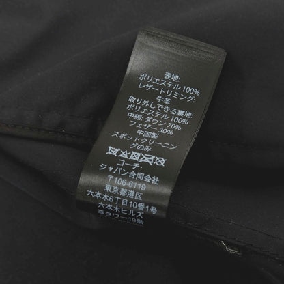 【中古】コーチ COACH ポリエステル モッズコート ブラック【サイズM】【 状態ランクC 】【 メンズ 】