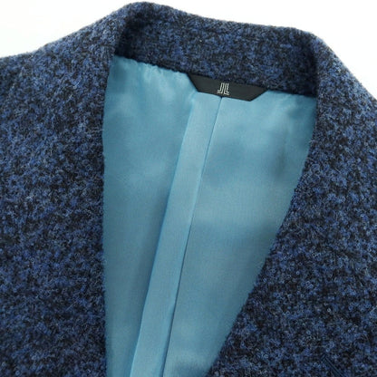 【中古】ランバンコレクション LANVIN COLLECTION ウールアルパカナイロン 2B カジュアルジャケット ライトネイビーxブラック【 50 】【 状態ランクB 】【 メンズ 】