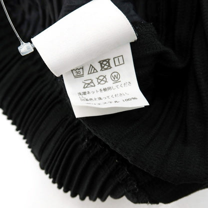 【中古】オム プリッセ イッセイミヤケ HOMME PLISSE ISSEY MIYAKE ポリエステル プリーツ イージーパンツ ブラック【 3 】【 状態ランクB 】【 メンズ 】