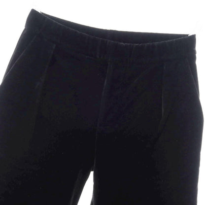 【中古】エンポリオ アルマーニ EMPORIO ARMANI コットンナイロン ベロア イージースラックスパンツ ブラック【 M 】【 状態ランクC 】【 メンズ 】