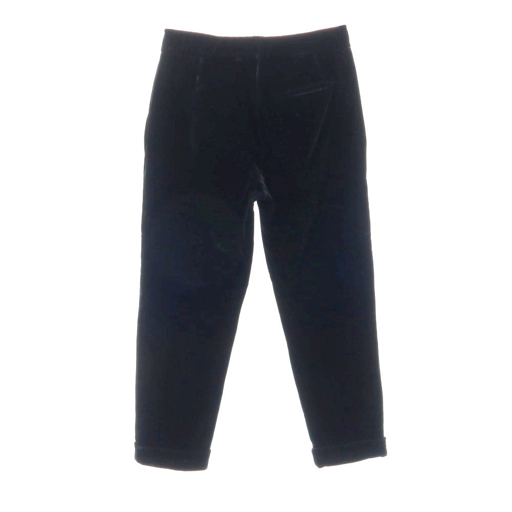 【中古】エンポリオ アルマーニ EMPORIO ARMANI コットンナイロン ベロア イージースラックスパンツ ブラック【 M 】【 状態ランクC 】【 メンズ 】