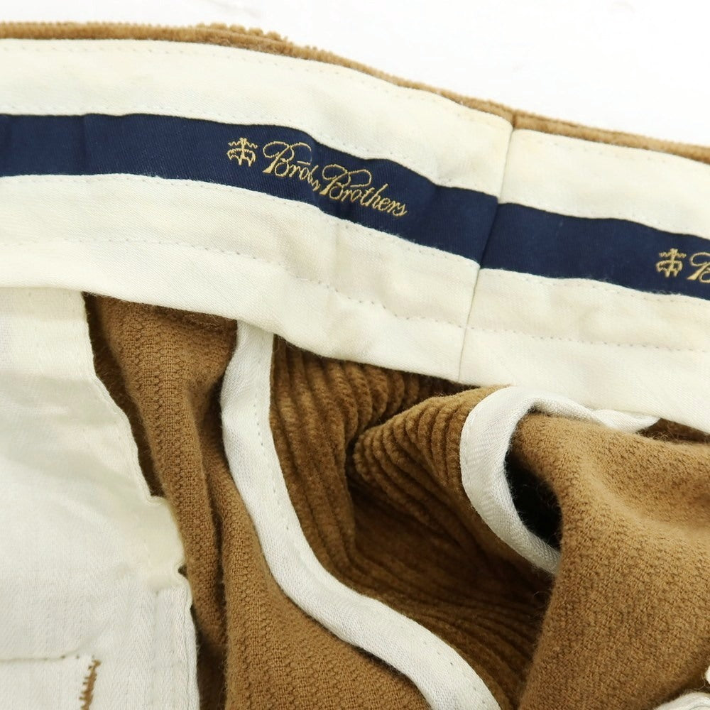 【中古】ブルックスブラザーズ Brooks Brothers コットン 中太畝 コーデュロイパンツ ブラウン【 36 】【 状態ランクC 】【 メンズ 】