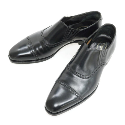 【中古】ジョージ クレバリー GEORGE CLEVERLEY サイドエラスティック ドレスシューズ ブラック【サイズ7 1/2E】【 状態ランクB 】【 メンズ 】