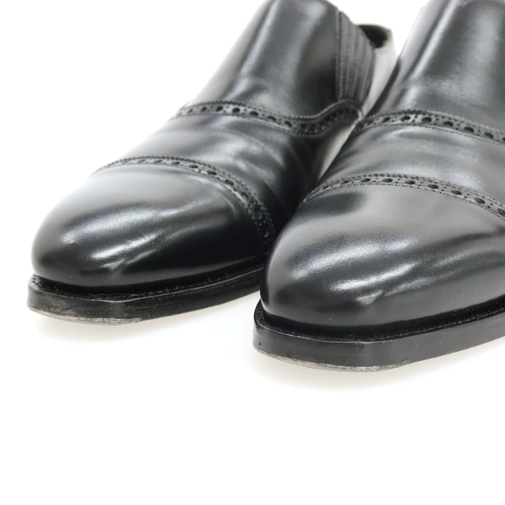 【中古】ジョージ クレバリー GEORGE CLEVERLEY サイドエラスティック ドレスシューズ ブラック【サイズ7 1/2E】【 状態ランクB 】【 メンズ 】