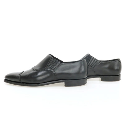 【中古】ジョージ クレバリー GEORGE CLEVERLEY サイドエラスティック ドレスシューズ ブラック【サイズ7 1/2E】【 状態ランクB 】【 メンズ 】