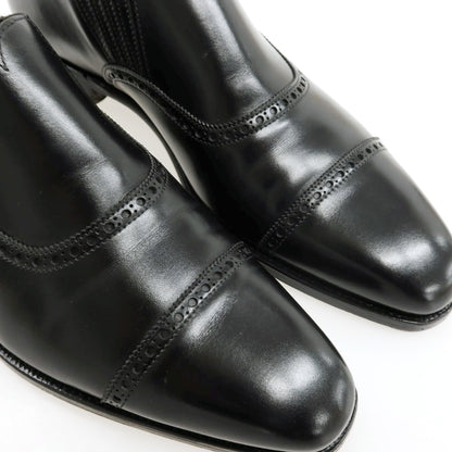 【中古】ジョージ クレバリー GEORGE CLEVERLEY サイドエラスティック ドレスシューズ ブラック【サイズ7 1/2E】【 状態ランクB 】【 メンズ 】