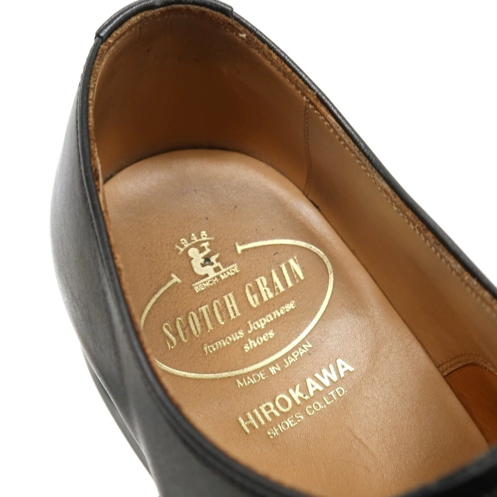 【中古】スコッチグレイン SCOTCH GRAIN ストレートチップ ドレスシューズ ブラック【サイズ25 1/2】【 状態ランクB 】【 メンズ 】