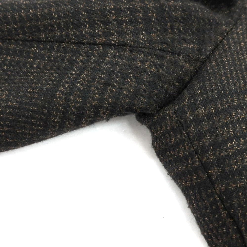 【中古】アルフォンソ シリカ Alfonso Sirica ウール グレンチェック 3B テーラードジャケット ダークブラウンxブラック【 サイズ表記なし（S位） 】【 状態ランクC 】【 メンズ 】 [APD]