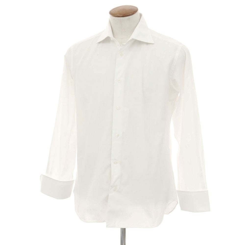 【中古】アザブテーラー azabu tailor コットン ドレスシャツ ホワイト【 40 】【 状態ランクB 】【 メンズ 】