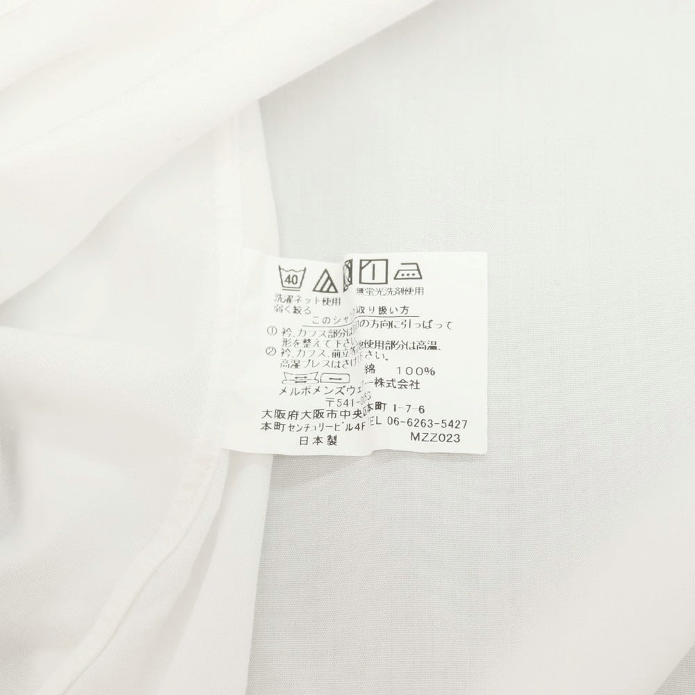 【中古】アザブテーラー azabu tailor コットン ドレスシャツ ホワイト【 40 】【 状態ランクB 】【 メンズ 】