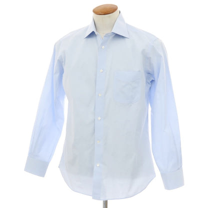 【中古】アザブテーラー azabu tailor コットン ドレスシャツ ライトブルー【 40 】【 状態ランクB 】【 メンズ 】