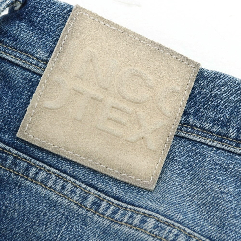 【中古】インコテックス ブルーディヴィジョン INCOTEX BLUE DIVISION ダメージ＆リペア加工 ストレッチ コットン デニムパンツ ジーンズ ブルー【 31 】【 状態ランクB 】【 メンズ 】