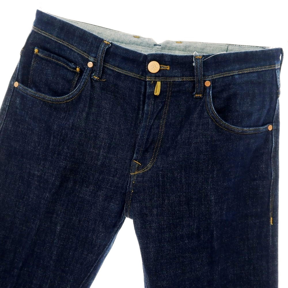 【中古】インコテックス ブルーディヴィジョン INCOTEX BLUE DIVISION ストレッチ コットン デニムパンツ ジーンズ ネイビー【 31 】【 状態ランクB 】【 メンズ 】