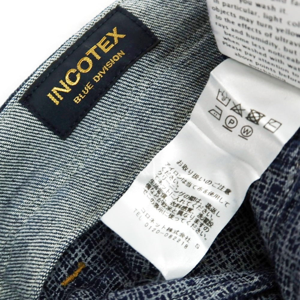 【中古】インコテックス ブルーディヴィジョン INCOTEX BLUE DIVISION ストレッチ コットン デニムパンツ ジーンズ ネイビー【 31 】【 状態ランクB 】【 メンズ 】