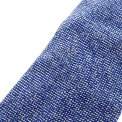 【中古】ルイジ ボレッリ Luigi Borrelli カシミヤ 無地ネクタイ ブルー【 状態ランクC 】【 メンズ 】