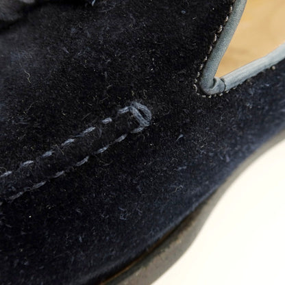 【中古】アルマス ALMAS スエード タッセルローファー ネイビー【サイズ40 1/2】【 状態ランクC 】【 メンズ 】