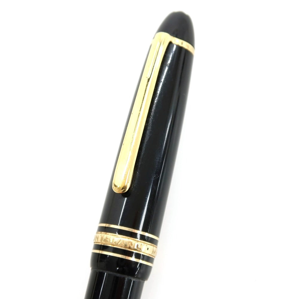 【中古】モンブラン MONTBLANC マイスターシュテック ボールペン ブラックxゴールド【サイズマイスターシュテック】【 状態ランクC 】【 メンズ 】