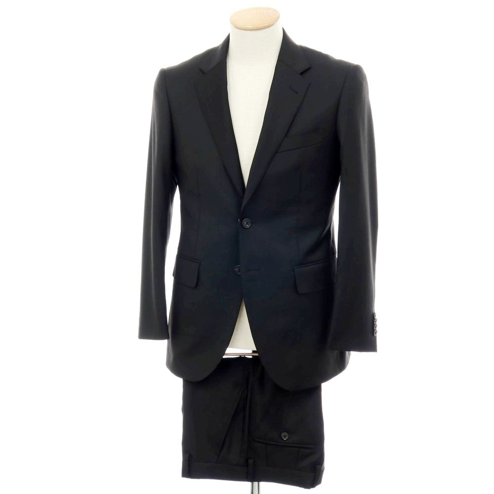 【中古】ポールスミス Paul Smith SUPER130’S ウール 2つボタンスーツ ブラック【 S 】【 状態ランクB 】【 メンズ 】