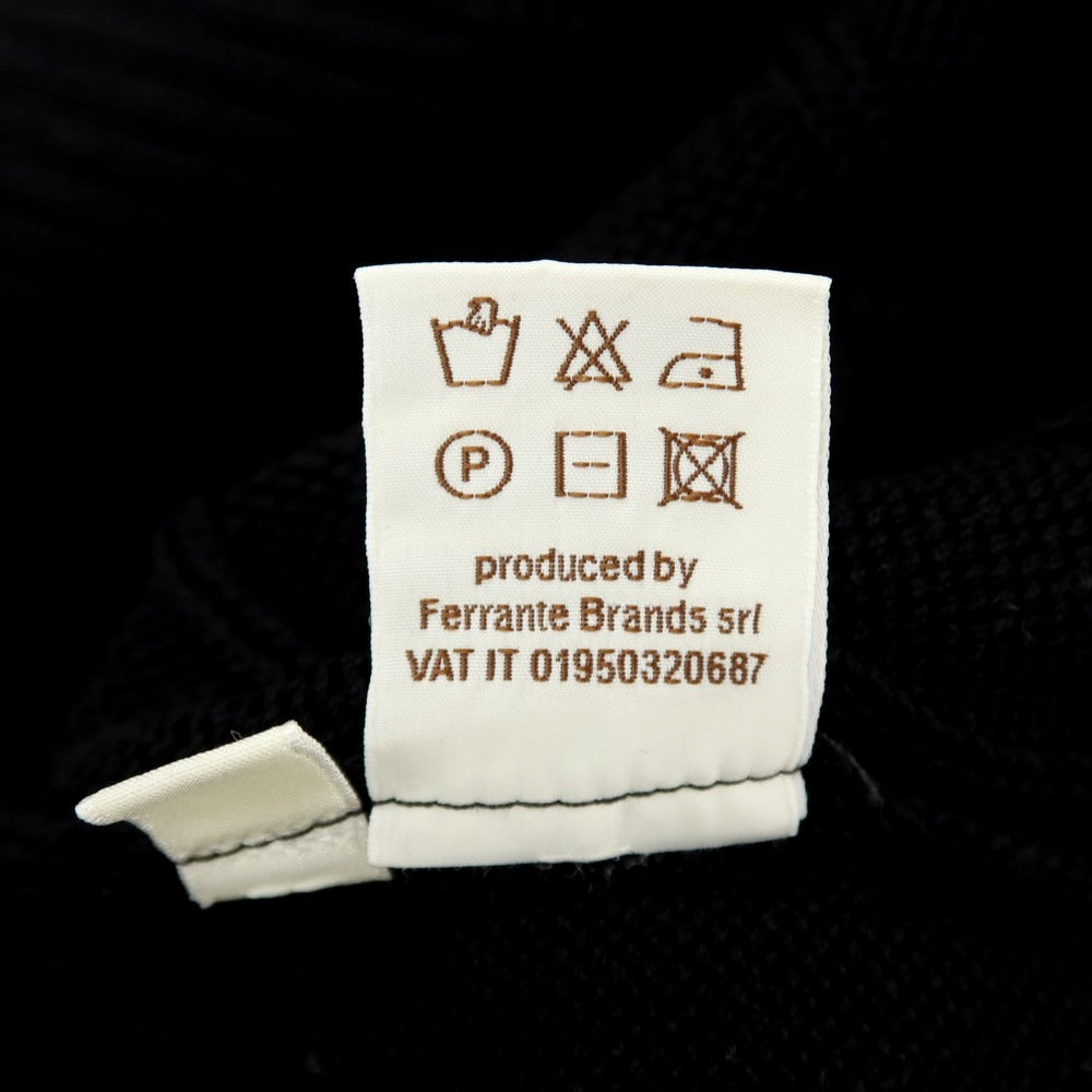 【中古】サンモリッツ S.MORITZ コットン カーディガン ブラック【サイズ46】【 状態ランクC 】【 メンズ 】