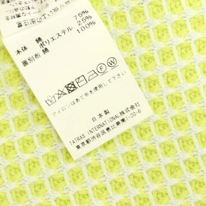 【中古】シーグリーン Seagreen コットンポリエステル ダブルジップ パーカー ネオングリーンxホワイト【サイズ3】【 状態ランクB 】【 メンズ 】