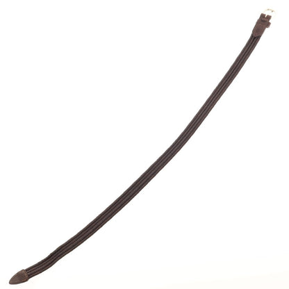 【中古】サドラーズ Saddlers エラスティックレザー メッシュベルト ダークブラウン【 75/90 】【 状態ランクB 】【 メンズ 】