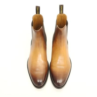 【中古】デュカルス DOUCALS サイドゴアブーツ ブラウン【サイズ42】【 状態ランクB 】【 メンズ 】