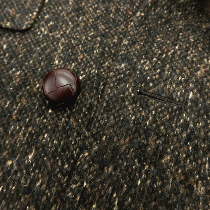 【中古】エトネ ETONNE ウールシルク ダブルブレストコート ブラウン【 M 】【 状態ランクA 】【 メンズ 】