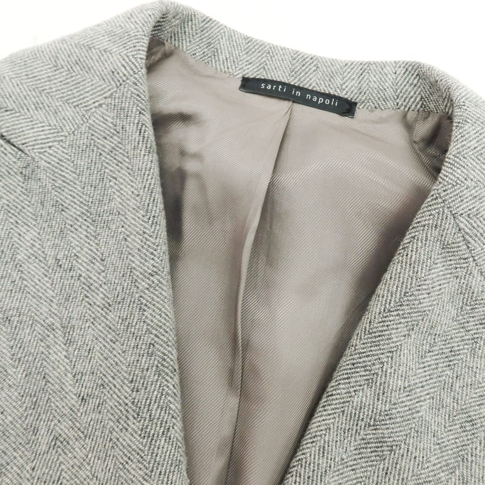 【中古】ガイオラ GAiOLA ウールカシミヤ チェスターフィールドコート グレー【 46 】【 状態ランクB 】【 メンズ 】