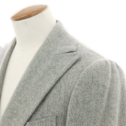 【中古】ガイオラ GAiOLA ウールカシミヤ チェスターフィールドコート グレー【 46 】【 状態ランクB 】【 メンズ 】