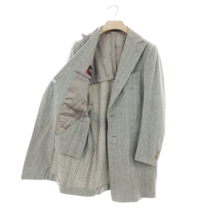 【中古】ガイオラ GAiOLA ウールカシミヤ チェスターフィールドコート グレー【 46 】【 状態ランクB 】【 メンズ 】