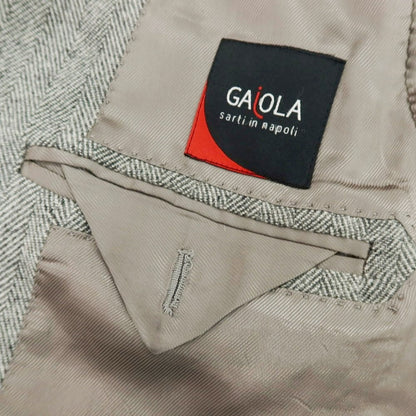 【中古】ガイオラ GAiOLA ウールカシミヤ チェスターフィールドコート グレー【 46 】【 状態ランクB 】【 メンズ 】