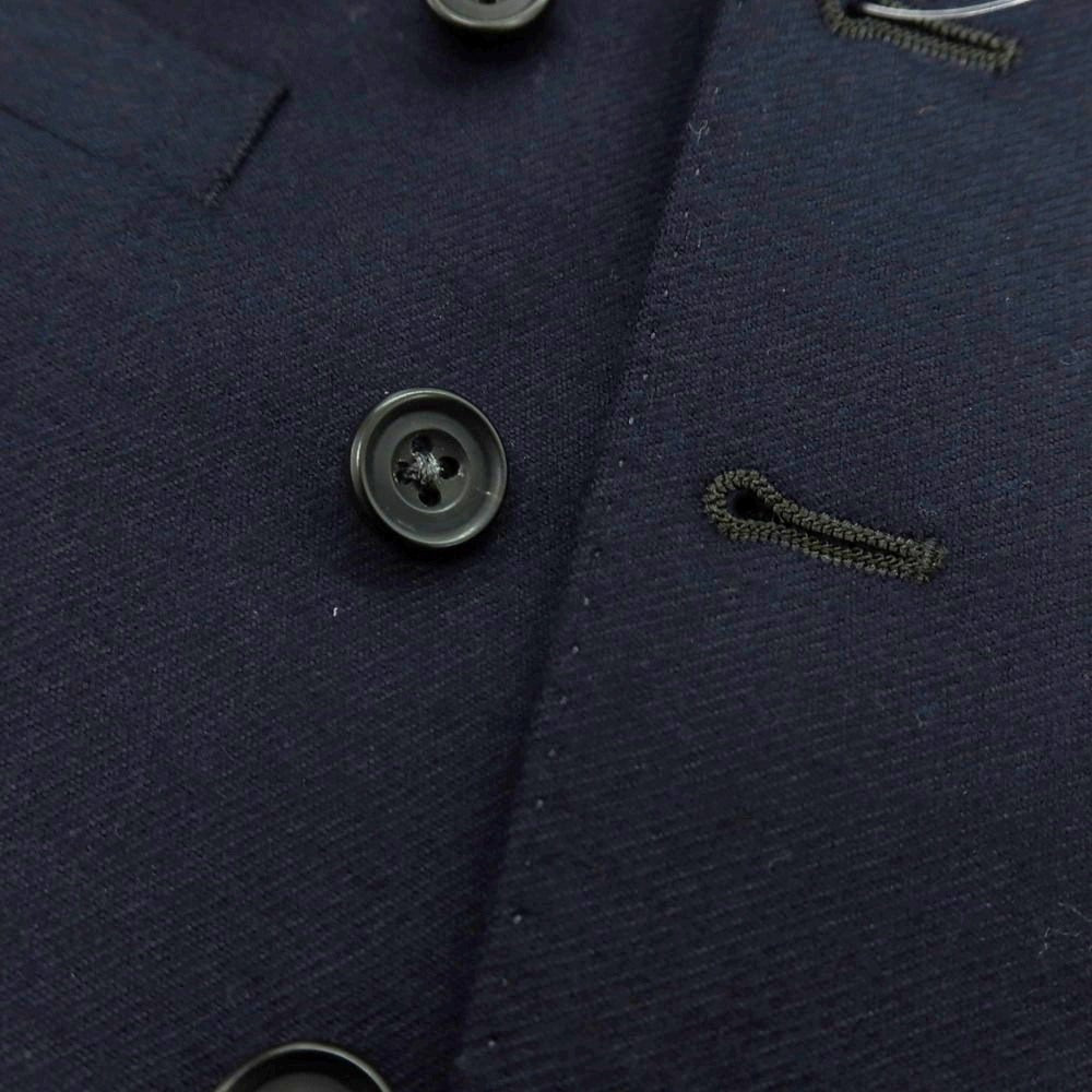 【中古】バタクハウスカット batak house cut ウール ダブル6B ドレス系ジレ ベスト ネイビー【 34 】【 状態ランクB 】【 メンズ 】