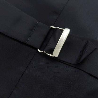 【中古】バタクハウスカット batak house cut ウール ダブル6B ドレス系ジレ ベスト ネイビー【 34 】【 状態ランクB 】【 メンズ 】