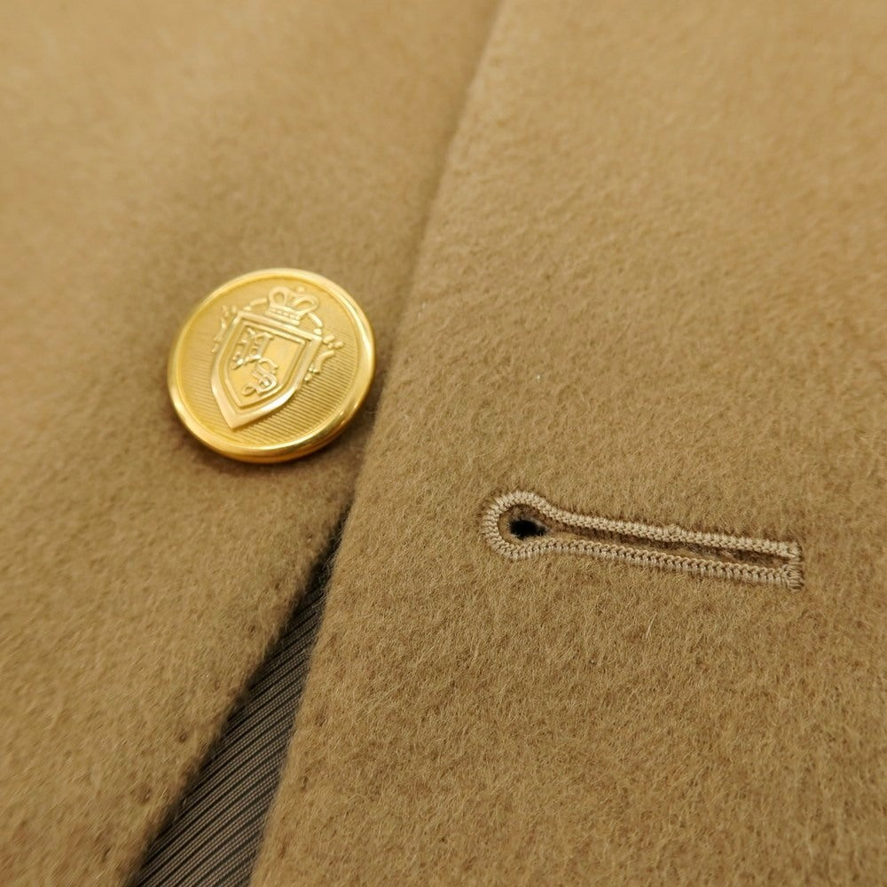 【中古】ポールスチュアート PAUL STUART カシミヤ 2B テーラードジャケット キャメル【 表記なし（L位） 】【 状態ランクB 】【 メンズ 】