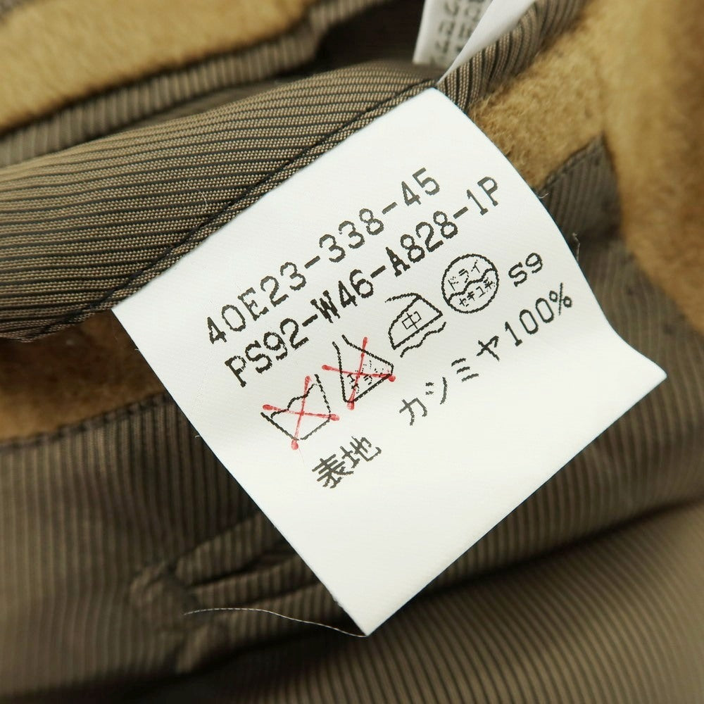 【中古】ポールスチュアート PAUL STUART カシミヤ 2B テーラードジャケット キャメル【 表記なし（L位） 】【 状態ランクB 】【 メンズ 】