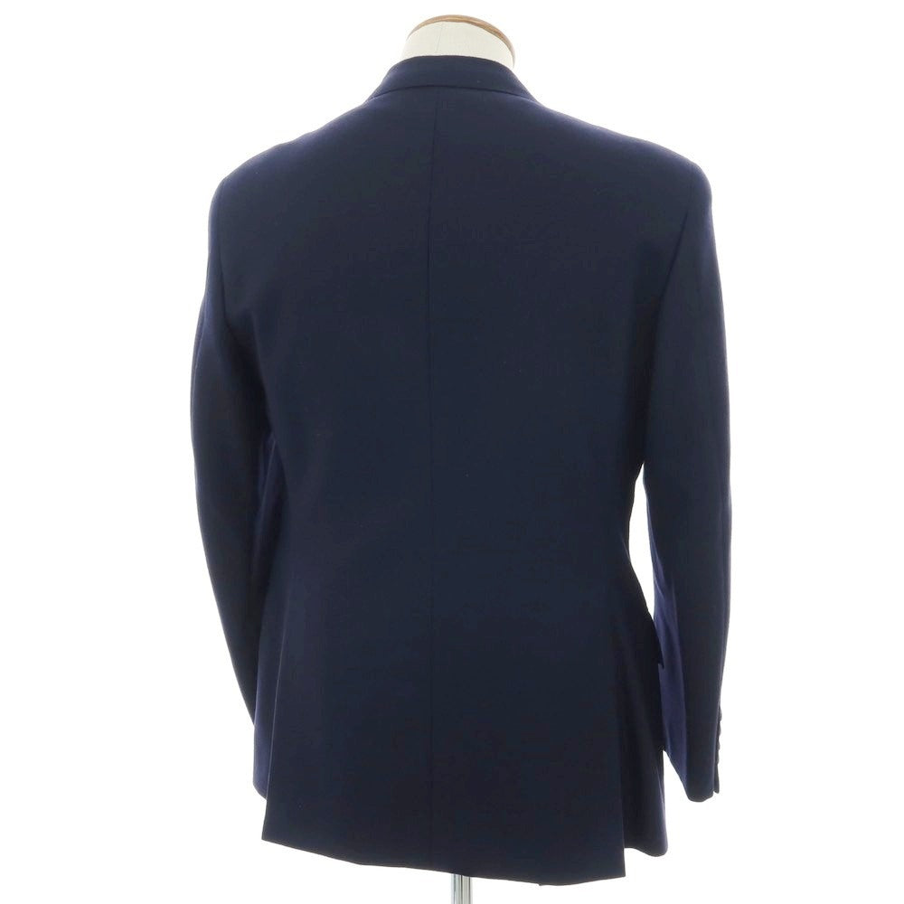 【中古】ポロ ラルフローレン Polo Ralph Lauren ウール ダブル6B テーラードジャケット ネイビー【 A5 】【 状態ランクB 】【 メンズ 】