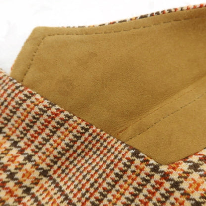 【中古】フランコ プリンツィバリー FRANCO PRINZIVALLI カシミヤ チェック 3B カジュアルジャケット オレンジ【 48 】【 状態ランクB 】【 メンズ 】