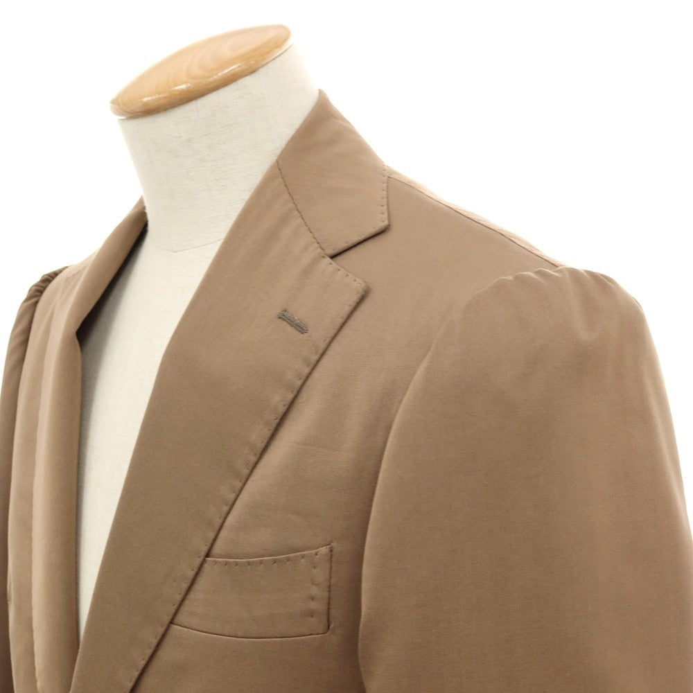 【中古】ブリッラ ペル イル グスト Brilla per il gusto コットンウールシルク 3つボタンスーツ ブラウン【 44 】【 状態ランクB 】【 メンズ 】 []