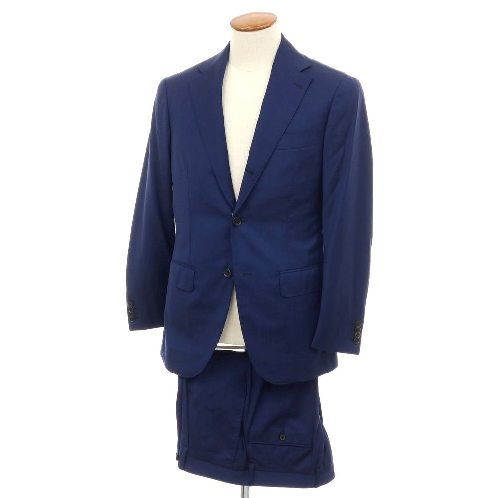【中古】ブリッラ ペル イル グスト Brilla per il gusto ウールシルク 3つボタンスーツ ネイビー【サイズ46】【 状態ランクB 】【 メンズ 】