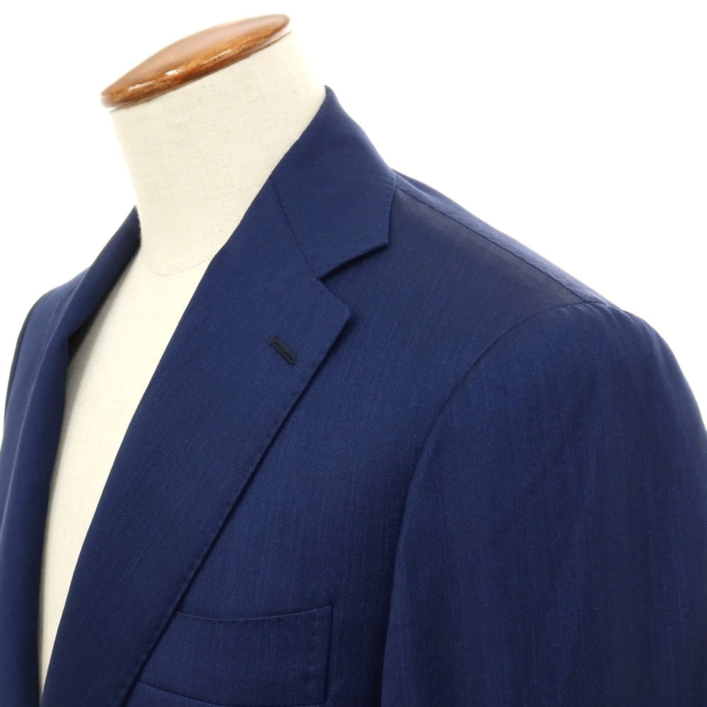 【中古】ブリッラ ペル イル グスト Brilla per il gusto ウールシルク 3つボタンスーツ ネイビー【サイズ46】【 状態ランクB 】【 メンズ 】