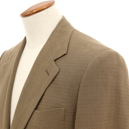 【中古】カモシタ camoshita リネンコットン 3つボタンスーツ ブラウン【サイズ46】【 状態ランクB 】【 メンズ 】