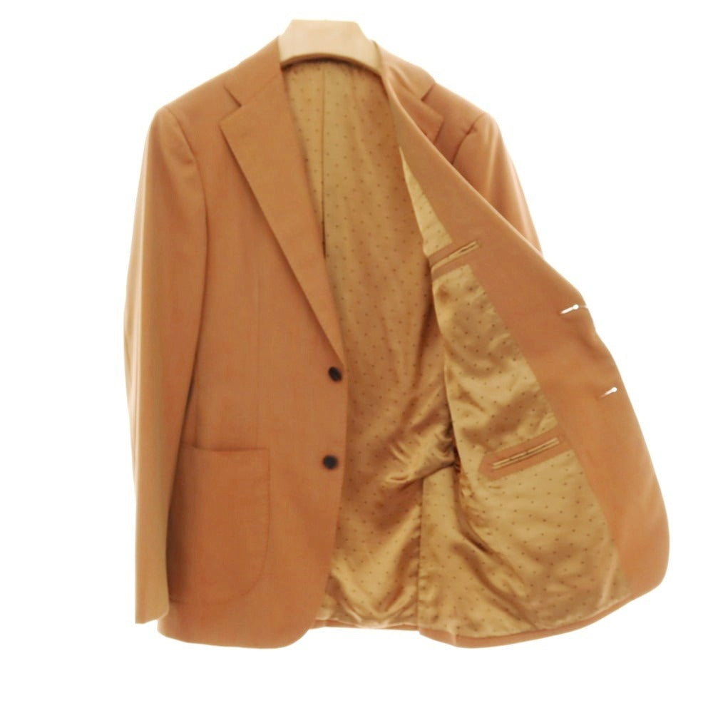 【中古】アルチザン ARTISAN ウール スリーピース 2つボタンスーツ オレンジブラウン系【 サイズM 】【 状態ランクC 】【 メンズ 】 [APD]