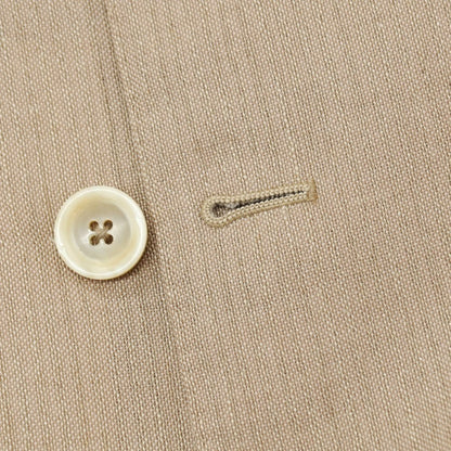 【中古】パイデア PAIDEIA ウールリネンナイロン 6B ダブルスーツ ベージュ【サイズ46】【 状態ランクA 】【 メンズ 】