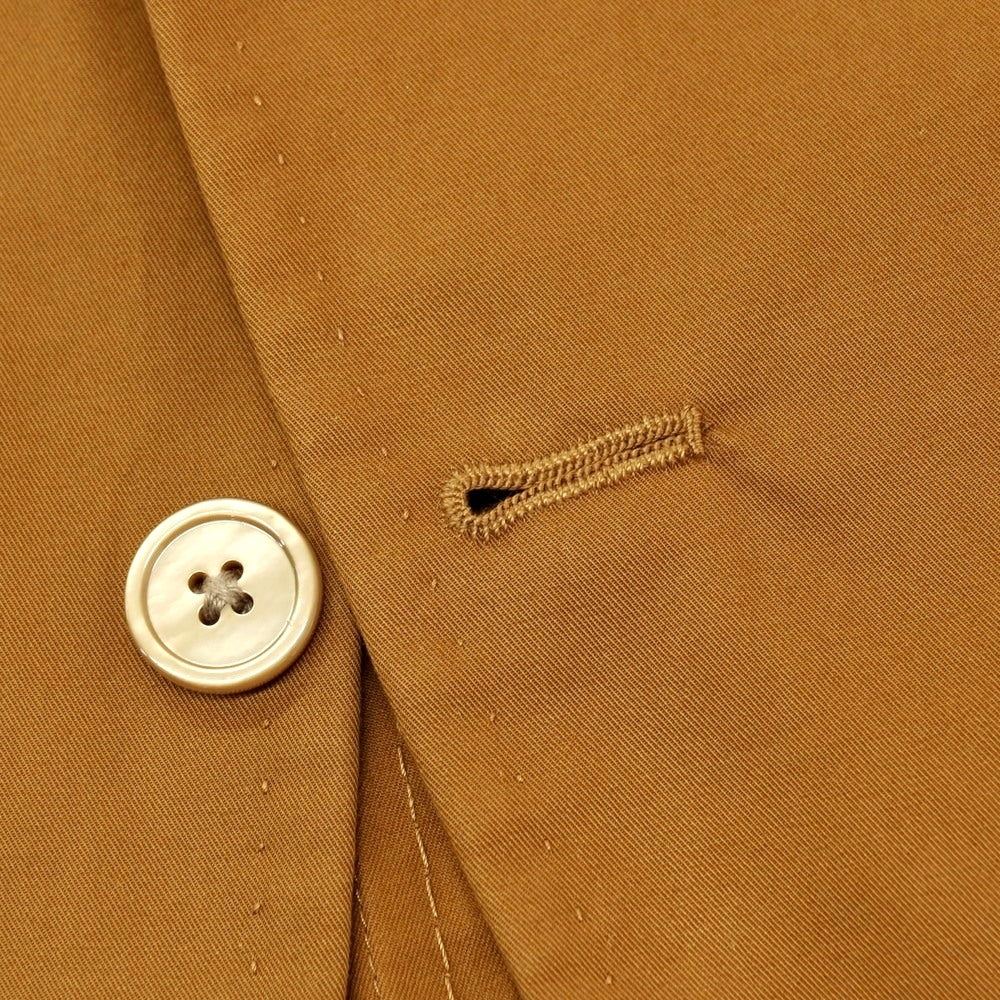 【中古】サルヴァトーレピッコロ Salvatore Piccolo コットン系 3つボタンスーツ ブラウン【サイズ44】【 状態ランクB 】【 メンズ 】