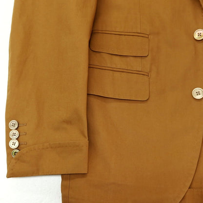 【中古】サルヴァトーレピッコロ Salvatore Piccolo コットン系 3つボタンスーツ ブラウン【サイズ44】【 状態ランクB 】【 メンズ 】