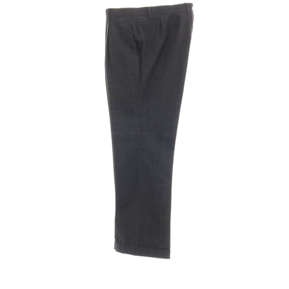 【SALE30%OFF/返品不可】【中古】バセットウォーカー BASSETT WALKER ウール チェック 3つボタンスーツ グレー【 サイズ48 】【 状態ランクB 】【 メンズ 】