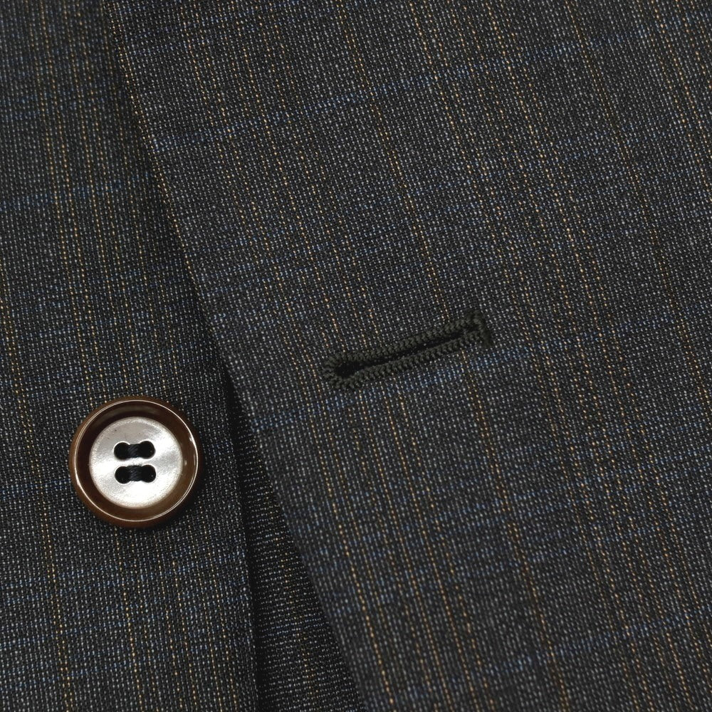 【SALE30%OFF/返品不可】【中古】バセットウォーカー BASSETT WALKER ウール チェック 3つボタンスーツ グレー【 サイズ48 】【 状態ランクB 】【 メンズ 】