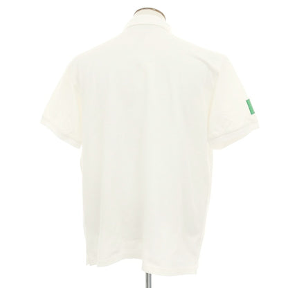 【中古】シュプリーム Supreme 2025年秋冬 Twill Applique Polo コットン 鹿の子 半袖ポロシャツ ホワイト【 XL 】【 状態ランクA 】【 メンズ 】